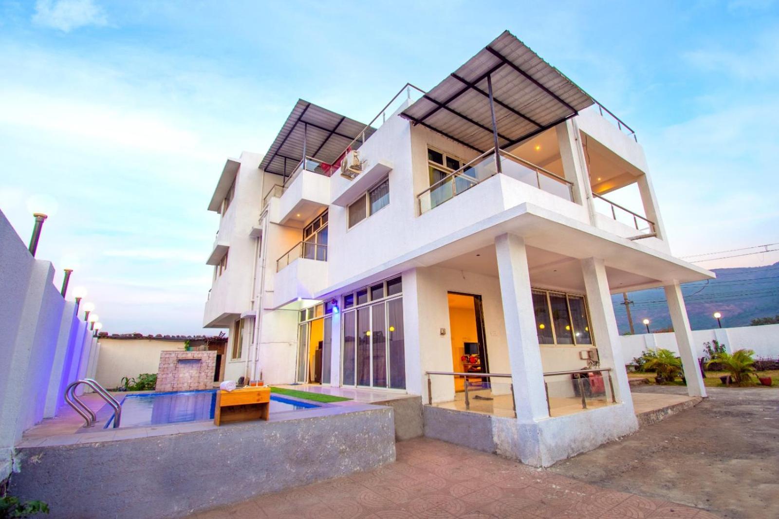 Empyrean Stay Ll 6Bhk Ll Royal Bramha Palace Ll Pvt Pool Ll Lonavala Exterior foto